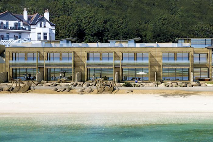 Luxury Deluxe Beach Lodge, Carbis Bay, St Ives, Cornwall